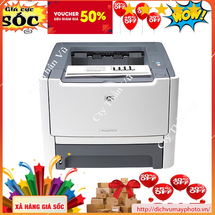 Máy tính HP Laserjet P2015d có in 2 mặt tự động tốc độ in cao bảo hành INECO