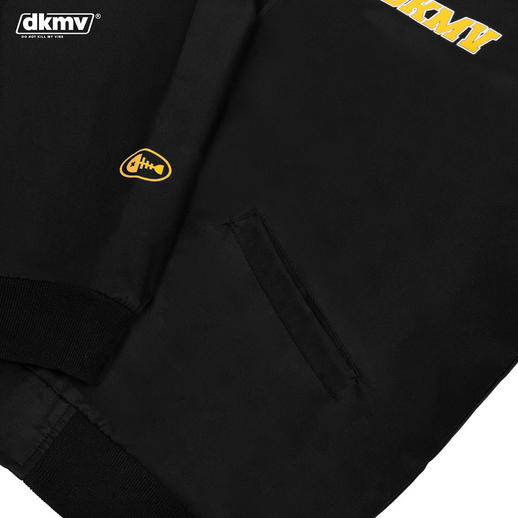 Áo khoác bomber dù unisex DKMV màu đen - Áo bomber Swag Fish | BigBuy360 - bigbuy360.vn