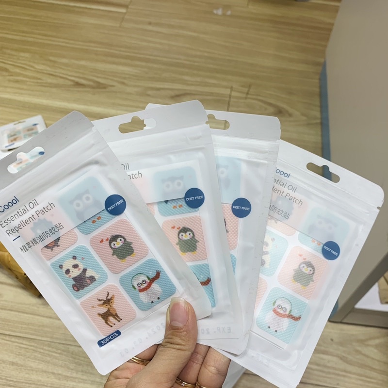 MIẾNG DÁN CHỐNG MUỖI CHO BÉ VCOOL CAO CẤP
