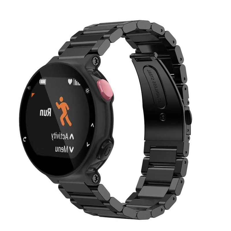 Dây đeo inox cho đồng hồ thông minh Garmin Forerunner 235 630 620 735 XT