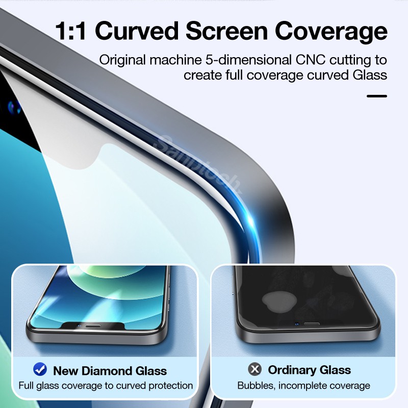 Kính Cường Lực 10d Bảo Vệ Toàn Màn Hình Cho iphone 15 14 13 12 11 pro max x xr xs max 6 6s 7 8 plus + se 2020