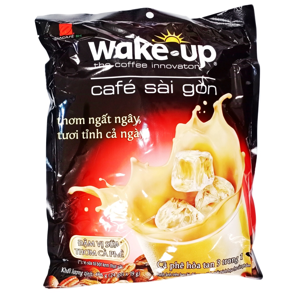 COMBO 2 GÓI CÀ PHÊ SÀI GÒN WAKE UP ( 24 gói x 19gr )