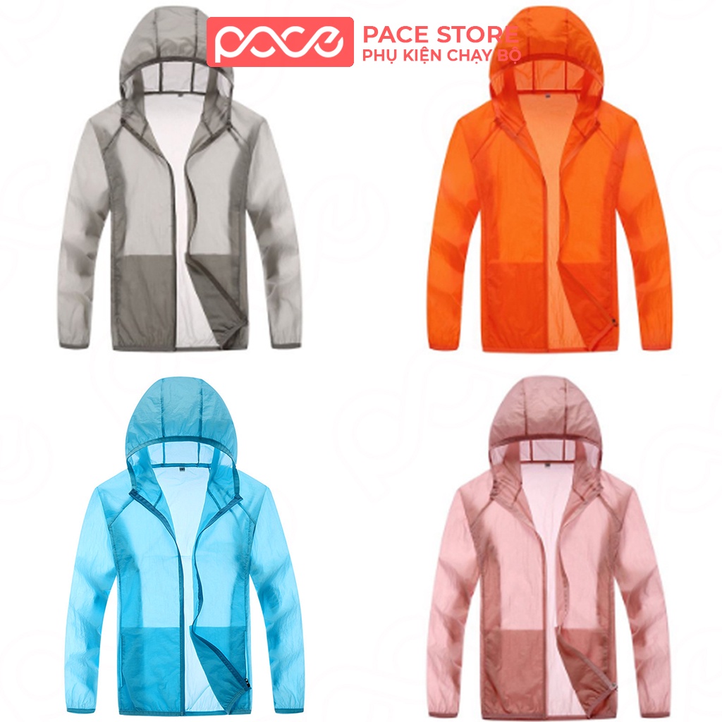 Áo khoác gió đạp xe áo khoác thể thao PACE WindyRun 1 lớp Unisex chống gió chống nước khi chạy xe đạp