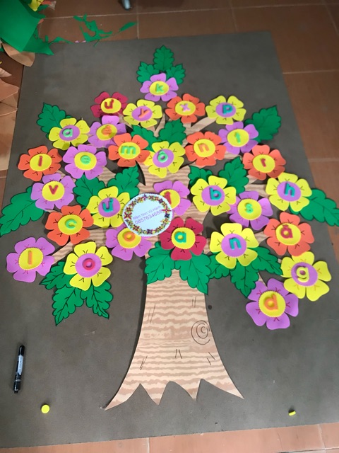 Cây chữ cái đồ dùng mầm non