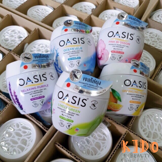 Sáp Thơm Phòng Đuổi Muỗi OASIS 180g Thái Lan - Sáp gel thơm phòng Oasis đem lại hương thơm mát cho ngôi nhà bạn