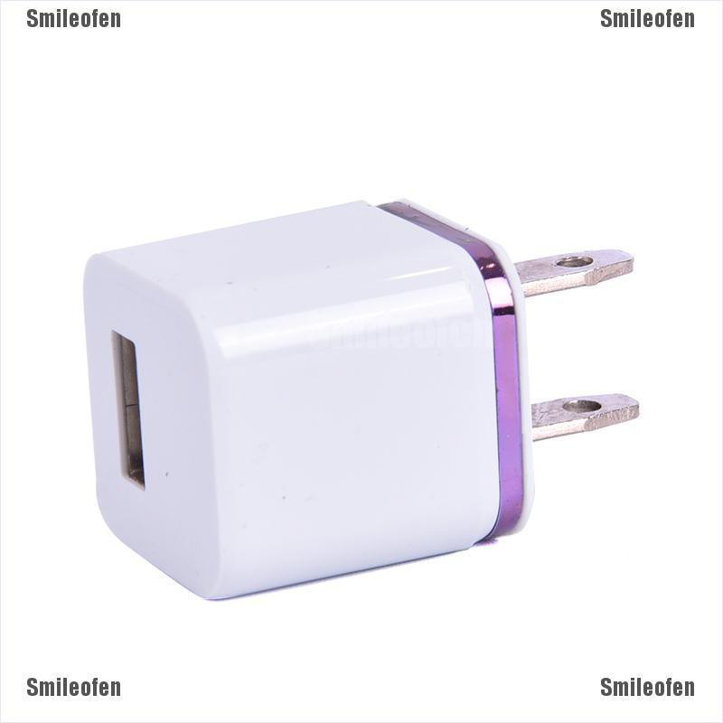 Smileofen Universal 2 Ports USB Wall Charger Travel Adapter for iPhone Samsung Mobile SZ