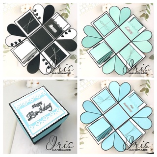 Love Box 1 lớp dán ảnh/ Quà tặng sinh nhật, kỷ niệm/ Quà tặng ý nghĩa