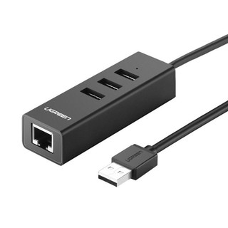 Bộ Chia USB Ra 3 Cổng USB 2.0 Kèm Cổng Mạng Ethernet 10/100Mbps Ugreen 30298