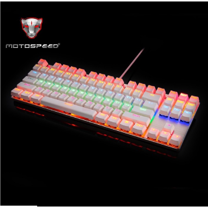 Bàn phím cơ Motospeed K87 TKL Rainbow Gaming Keyboard