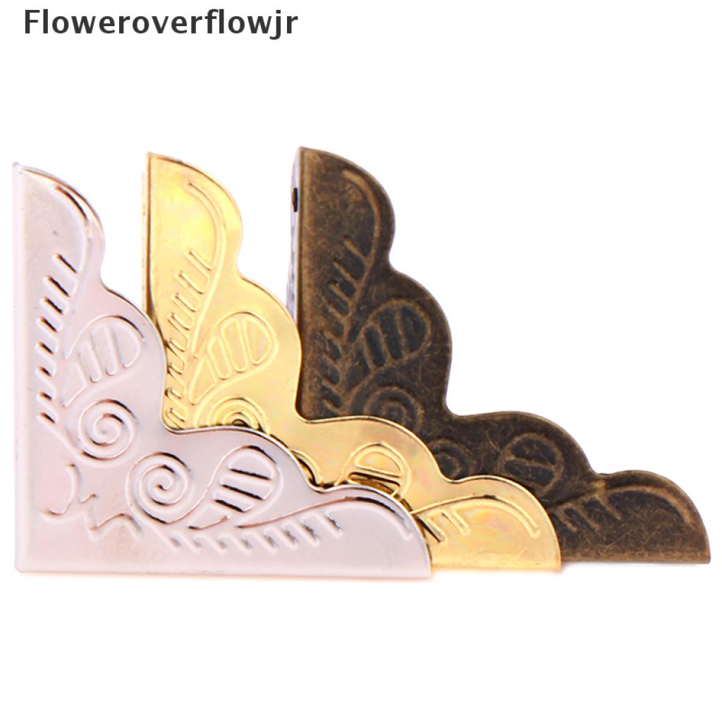 Bộ 10 Miếng Gỗ Bọc Góc Hộp Trang Sức 25x25mm