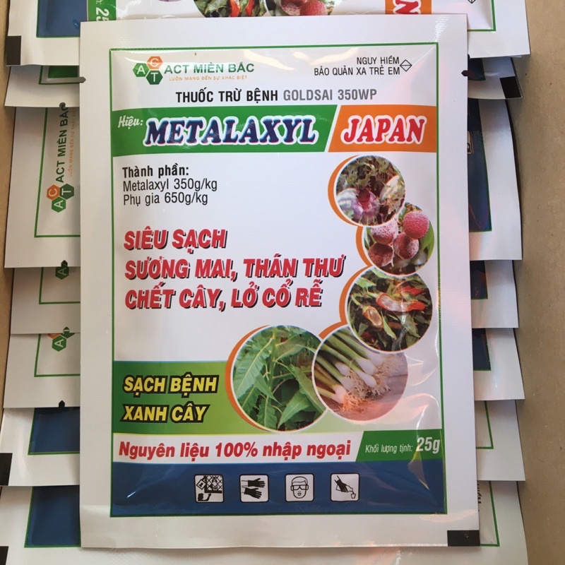 Metalaxy , Siêu sạch : Sương mai , thán thư , lở cổ rể trên cây trồng