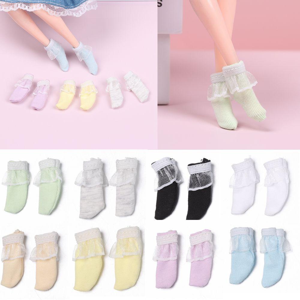 RAINBOW Tất Ren Cho Búp Bê Barbie