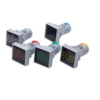 Đèn báo hiển thị điện áp AD136-22VMS vuông chữ lớn đo từ 60VAC đến 500VAC chất lượng tốt