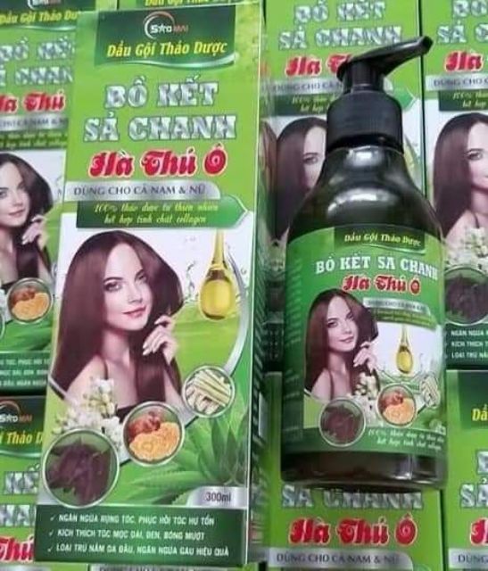 Dầu gội bồ kết sả chanh Hà Thủ Ô (Chuẩn)