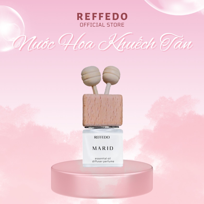 Tinh dầu nước hoa Refedo dùng kẹp quạt gió, máy lạnh, tủ quần áo giúp khuếch tán mùi hương hiệu quả