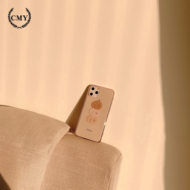 Ốp điện thoại in họa tiết 3 chú chó lông xù cho iPhone11/11Pro 11pro Max X XR XS XS MAX 6 7 8 plus SE | BigBuy360 - bigbuy360.vn