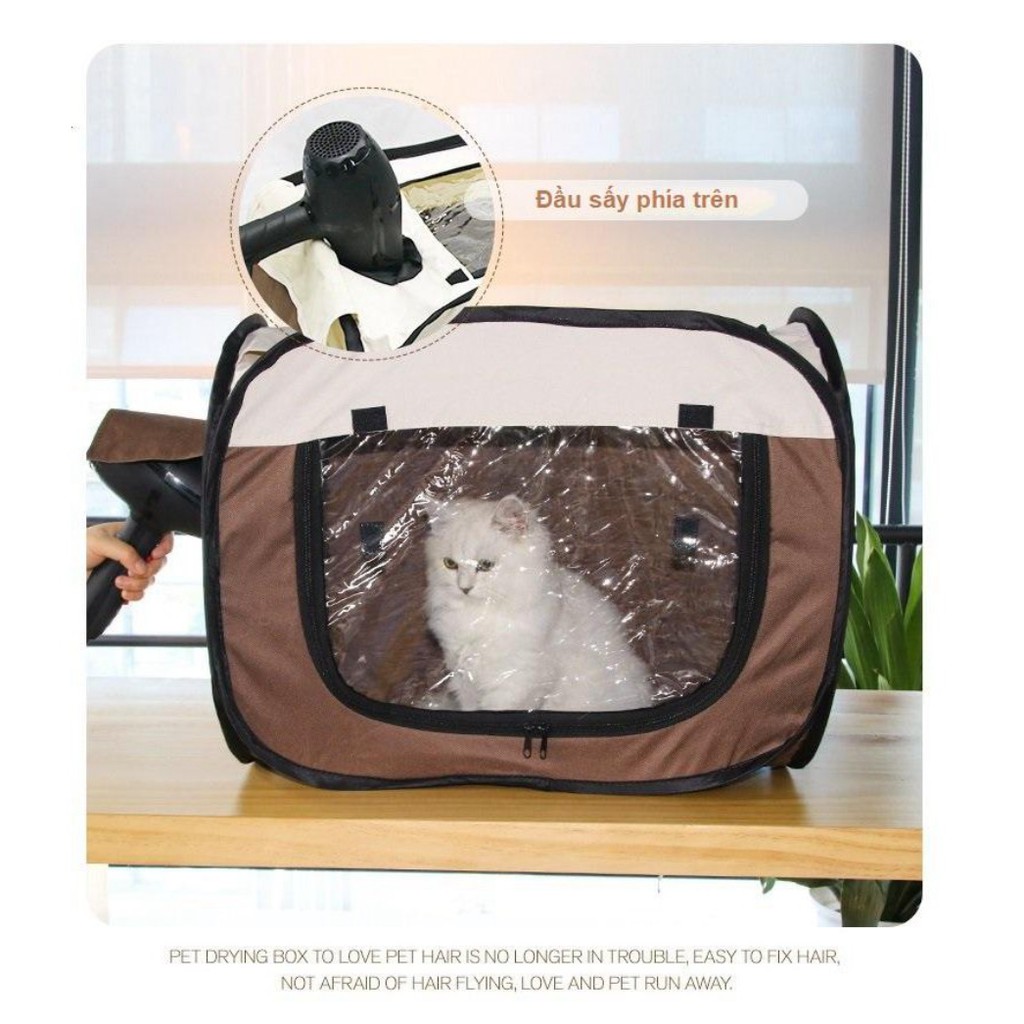 Lồng sấy chuyên dụng thú cưng PETCARE (51x35x41)cm