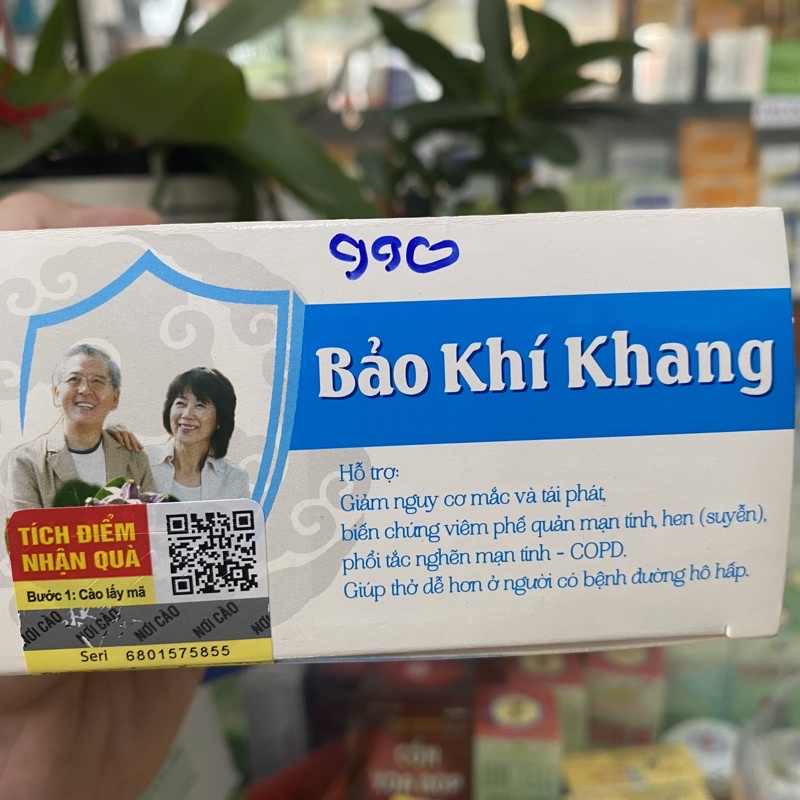 ✅ [Chính Hãng] Bảo Khí Khang hỗ trợ giảm nguy cơ mắc và tái phát, biến chứng viêm phế quản mạn tính, hen, phổi tắc nghẽn