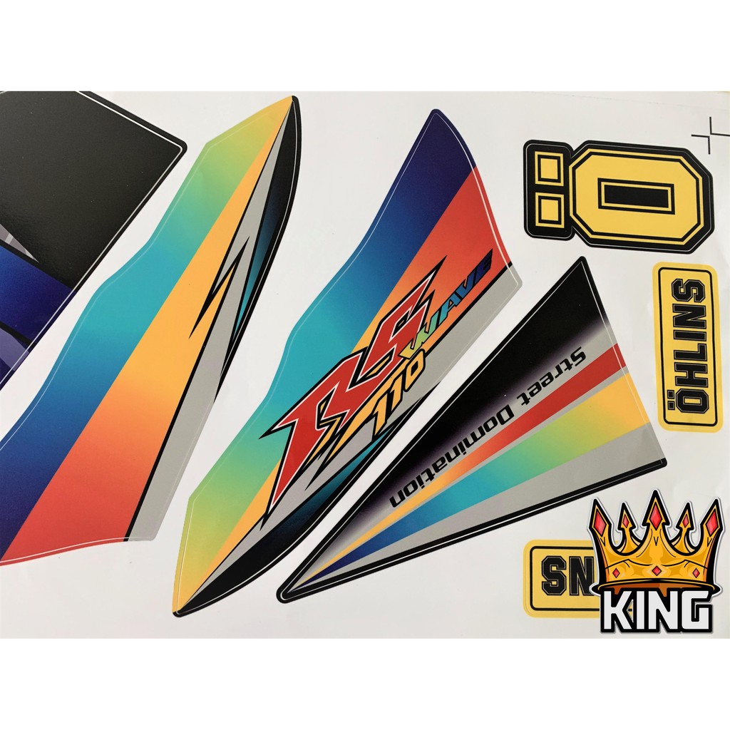 Tem Rời Wave RS 110cc KinG - Ảnh Thật