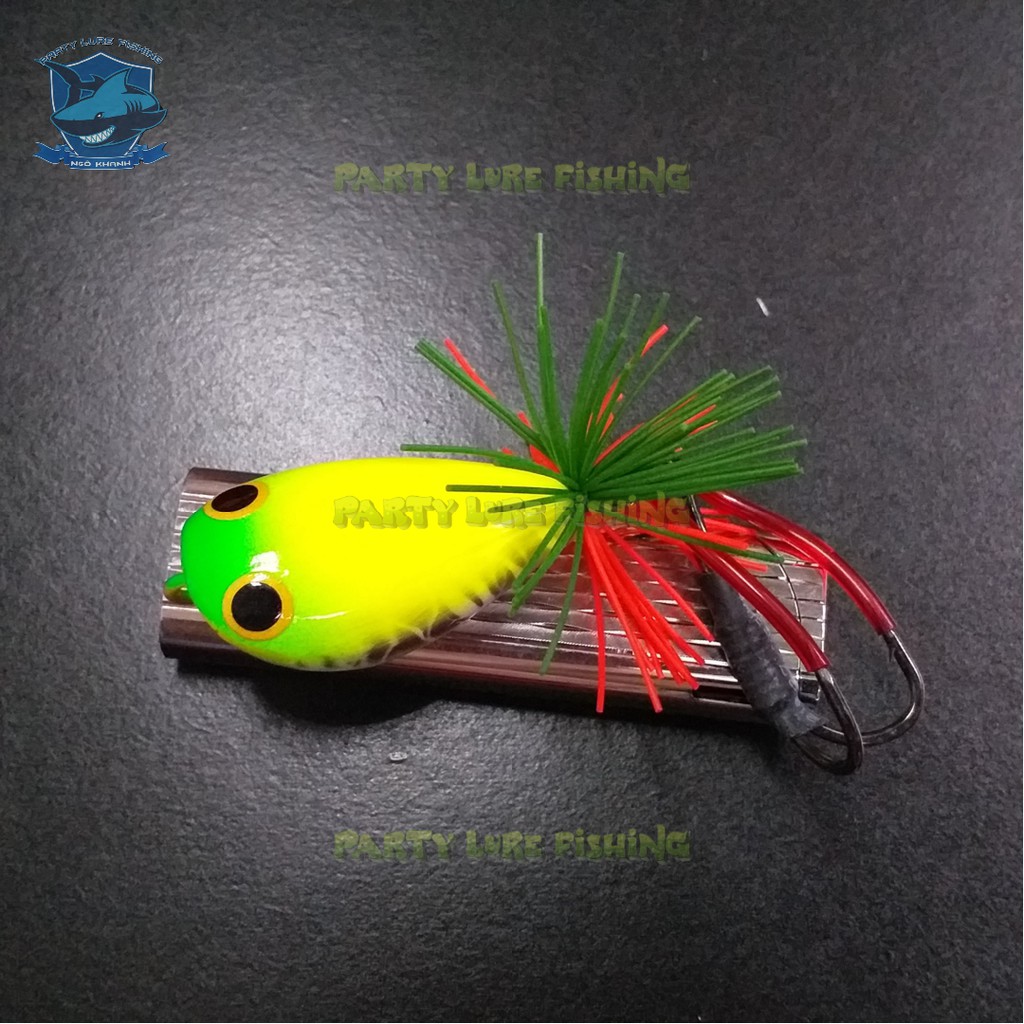 Mồi câu cá lóc - Nhái nhảy Bulls V2 - Made in Thái lan - Mồi chuyên câu cá lóc đen và lóc bông