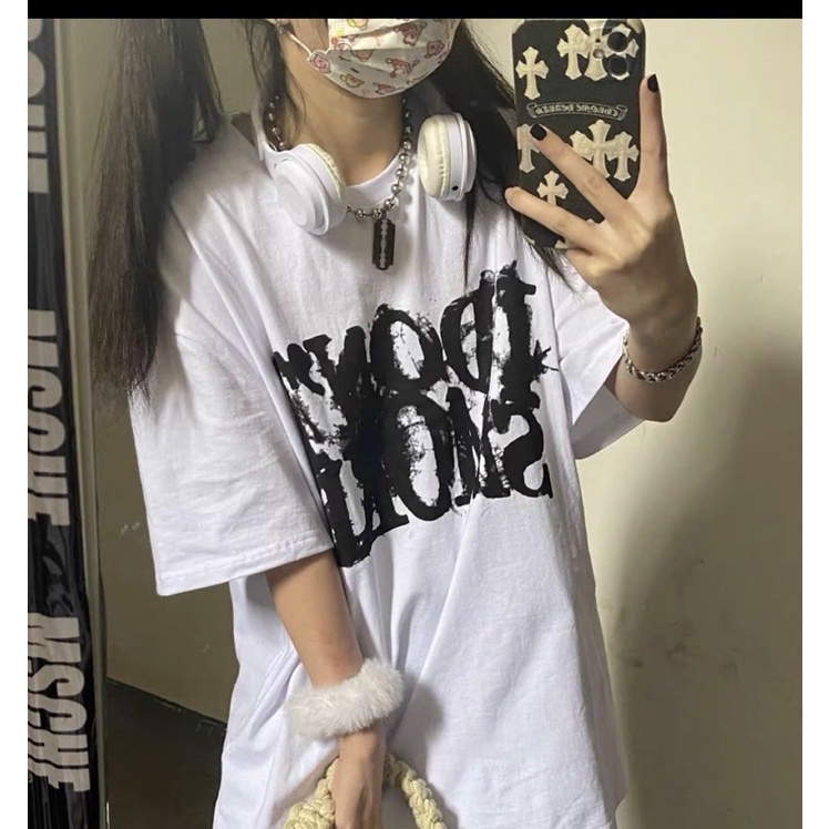 Áo phông I DON’T chữ nhoè TH6