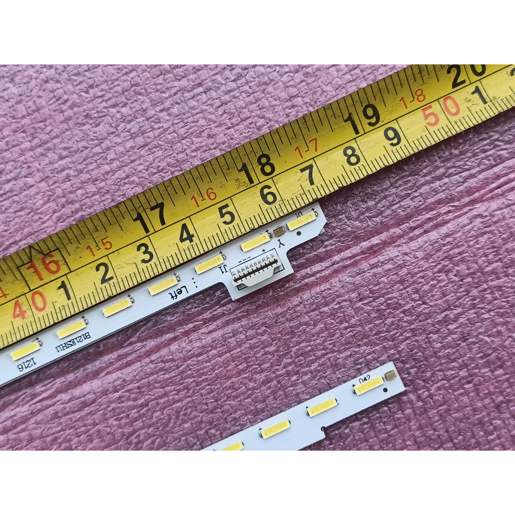 BỘ LED VIỀN TIVI SONY 43W750C 43W800C, MỚI 100% BỘ 2 THANH TRÁI PHẢI, MỖI THANH 42 BÓNG 3V, DÀI 46,7cm