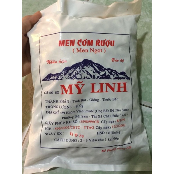 Men ngọt làm cơm nếp cẩm gói 20 viên