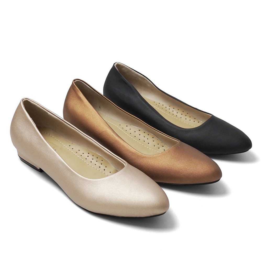 Giày Búp Bê Da Pu Thời Trang Cho Nữ