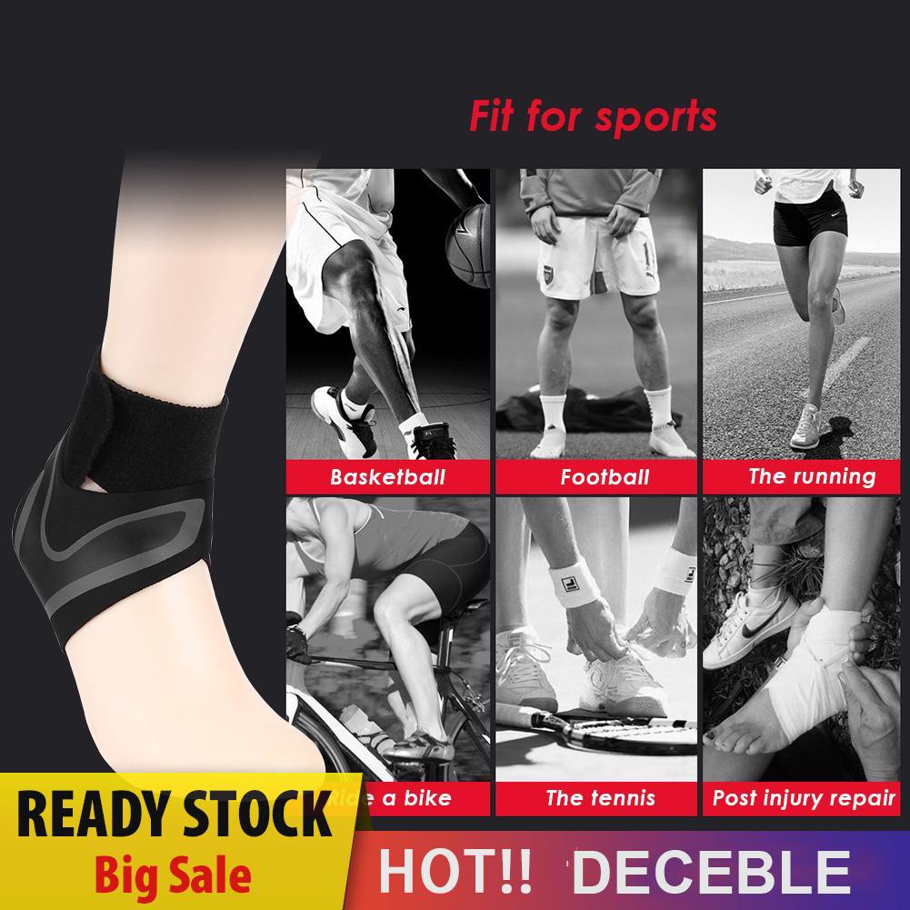 Deceble Compression Sports Basketball Ankle Support Breathable Ankle Brace Guard