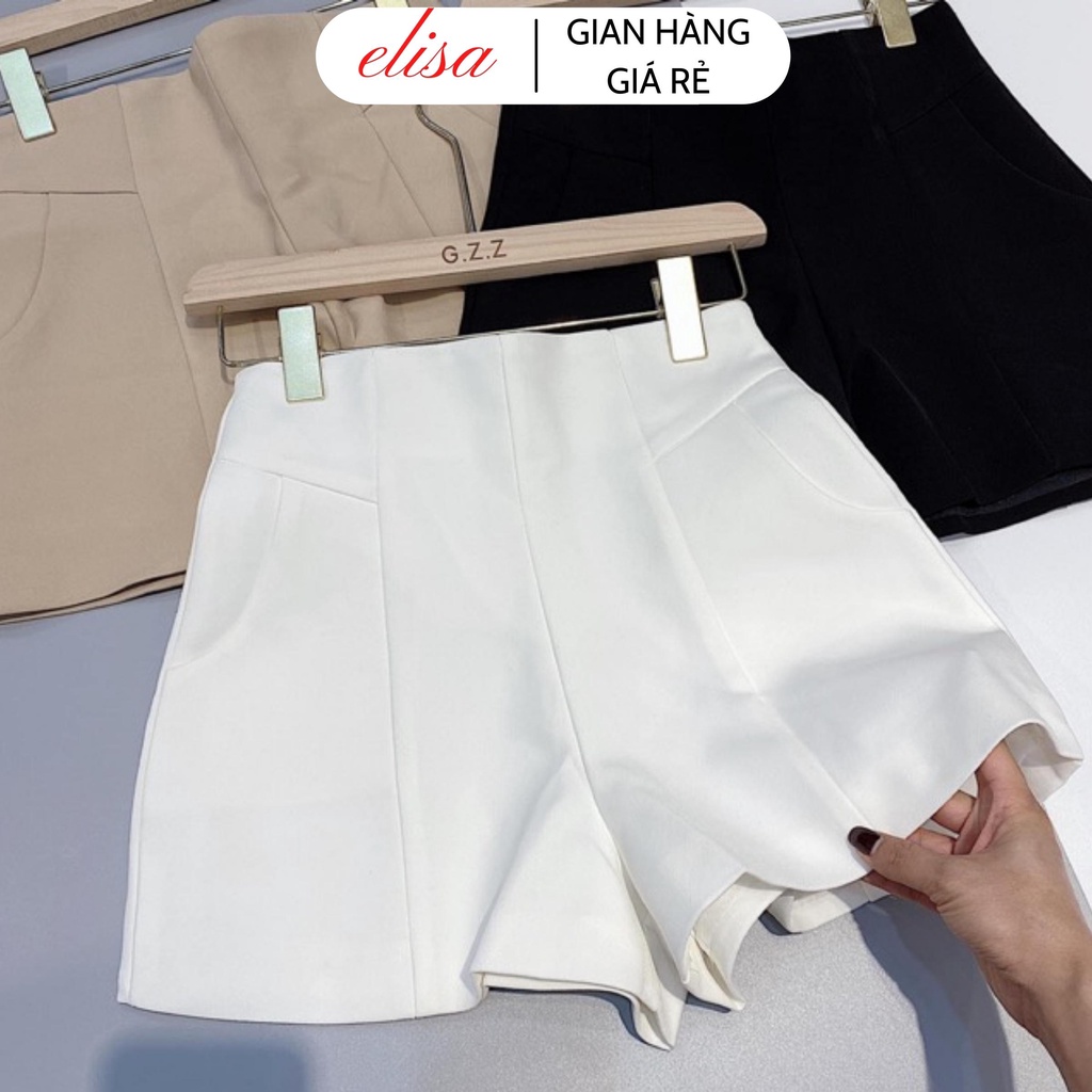 Quần short nữ cạp cao chất tuyết mưa, Quần đùi nữ hè mẫu mới Sooc đùi mặc nhà, mặc đi làm, đi chơi