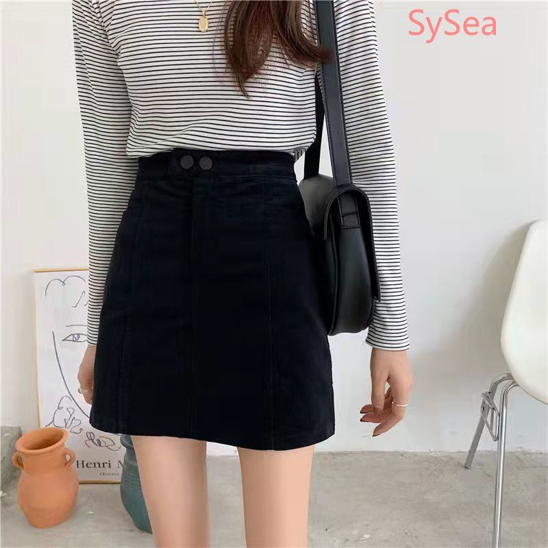 Chân váy chữ a lưng cao thời trang mùa xuân dành cho nữ