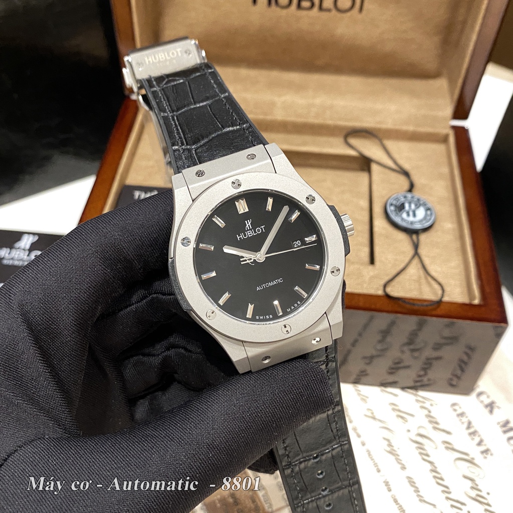 [Máy Cơ] Đồng hồ nam HBL - máy cơ automatic dây da hàng cao cấp fullbox bảo hành 24 tháng autowatch | BigBuy360 - bigbuy360.vn