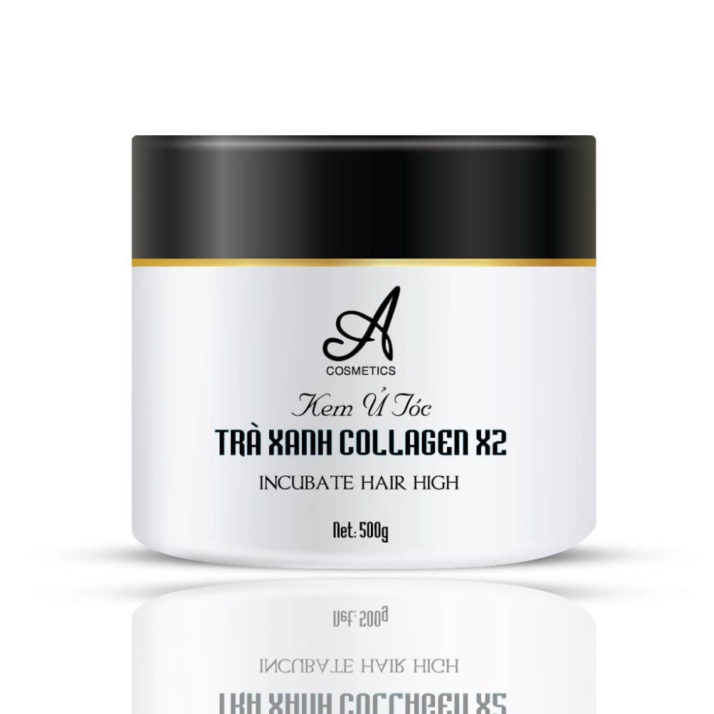 Kem Ủ Tóc Acosmetics tinh chất Trà Xanh 500g 💕Freeship💕Phục hồi tóc hư tổn 100% từ thiên nhiên