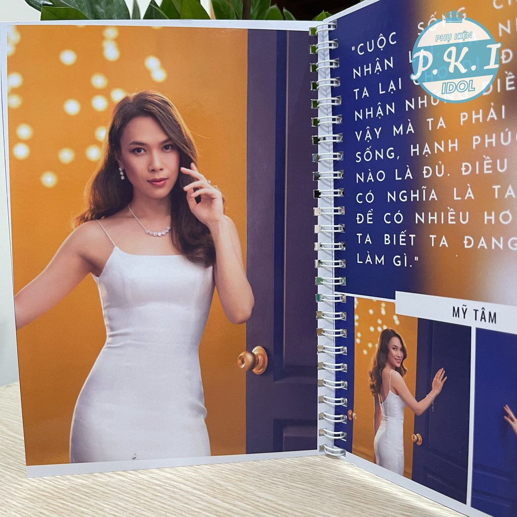 Bộ Photobook Album ảnh Về Họa Mi Tóc Nâu Mỹ Tâm 2021 - QUÀ TẶNG V-POP