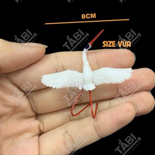 Cò trang trí tiểu cảnh hồ cá, bể cá cảnh - tiểu cảnh trang trí.