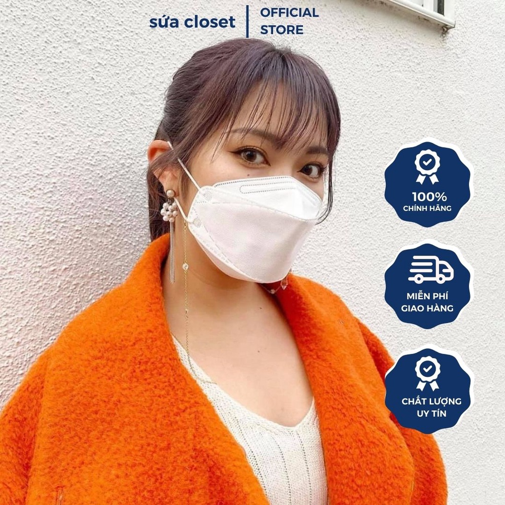 Khẩu Trang KF94 4 LỚP Diệt khuẩn chuẩn chính hãng hàn quốc (10 chiếc) Chống Bụi Mịn Và Kháng Khuẩn Hàng Cao Cấp.