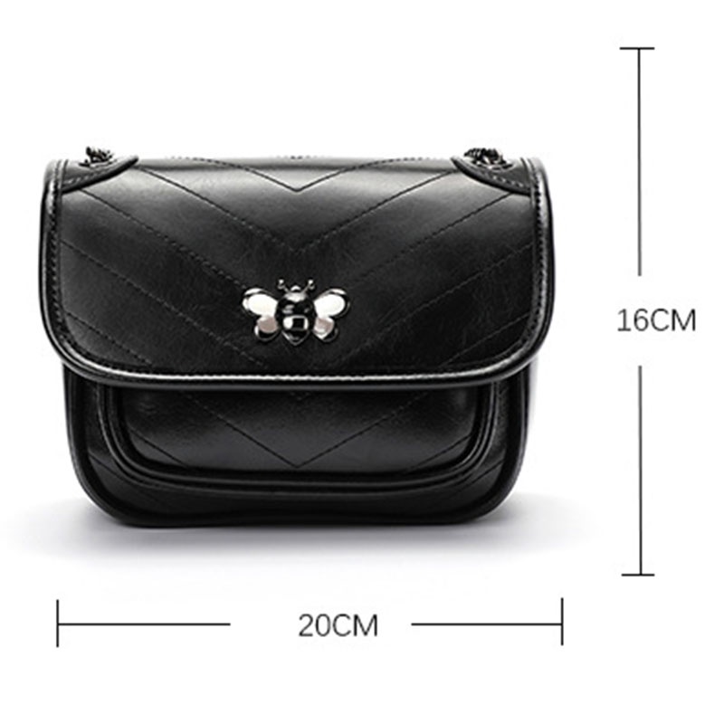 Túi Đeo Chéo Dây Xích Dễ Phối Đồ Thời Trang Cho Nữ