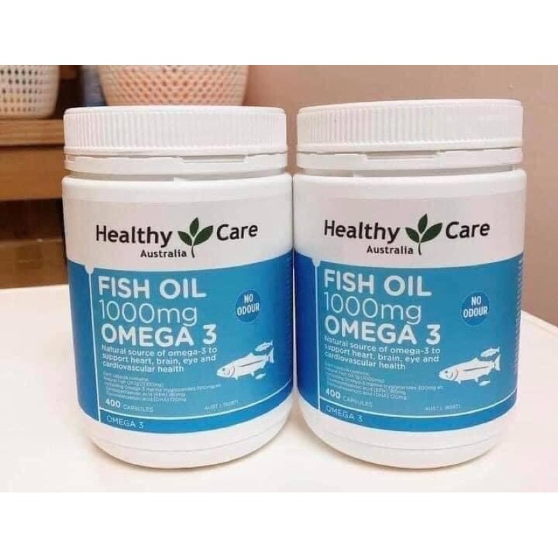Dầu cá Omega 3 Healthy care 400 viên