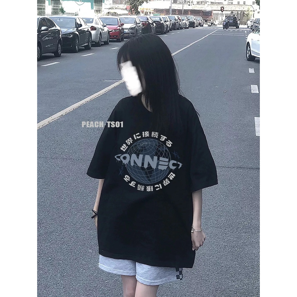 NRVP Áo Thun 100% Cotton Dáng Rộng Thời Trang Hàn Quốc Cho Nữ