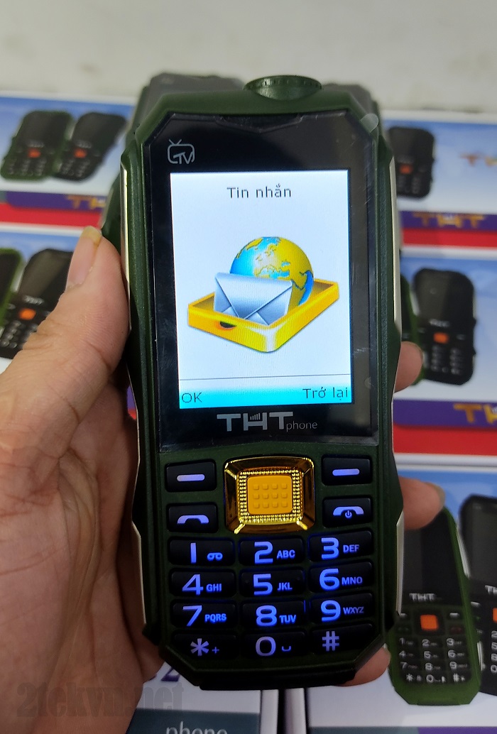 Điện thoại tht c20 pin khủng 2 sim xem tivi giá rẻ giA RE RE THIET MA bich