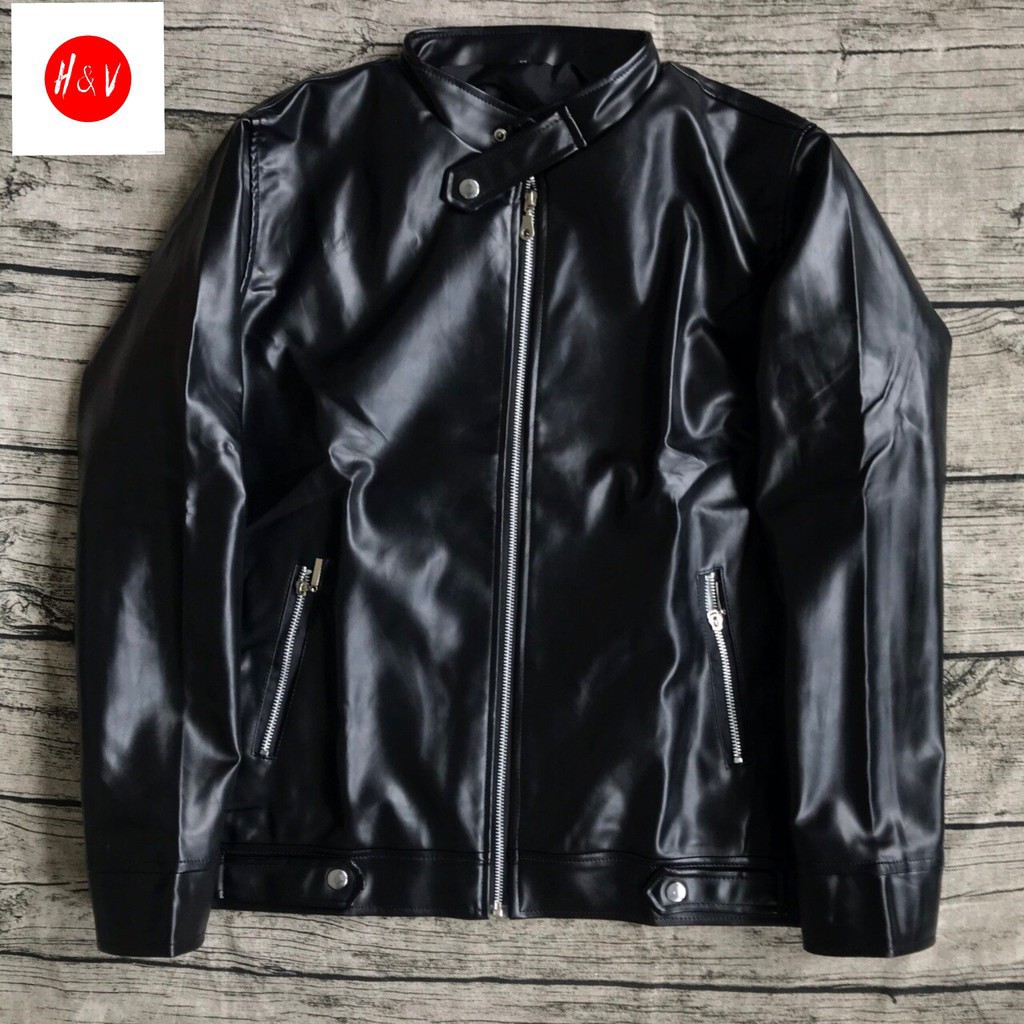 ÁO da nam cao cấp,FREE SHIP, áo da nam phong cách hàn quốc hót nhất 2019