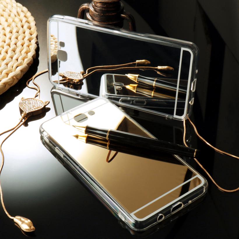 Ốp lưng nhựa TPU mềm tráng gương cho Samsung Galaxy J5 J3 J7 Pro Prime ON7