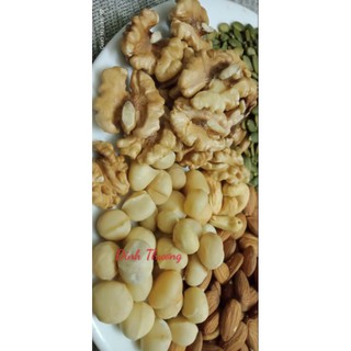 Macca sấy nứt hạt
