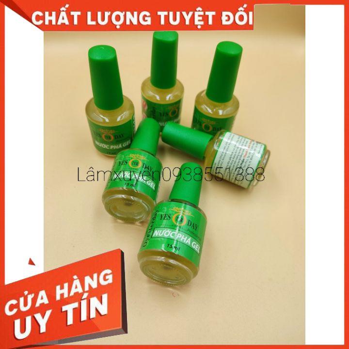 Phá gel  lạnh yesterday 15ml  🌻🌹 sử dụng dễ dàng bong tróc tất cả các loại sơn gel nóng_không bỏng móng