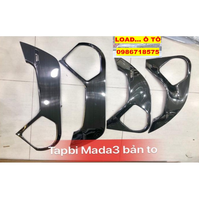Ốp chống xước Tapli Mazda 3 bản to 20218-2019 Titan Black Form cũ