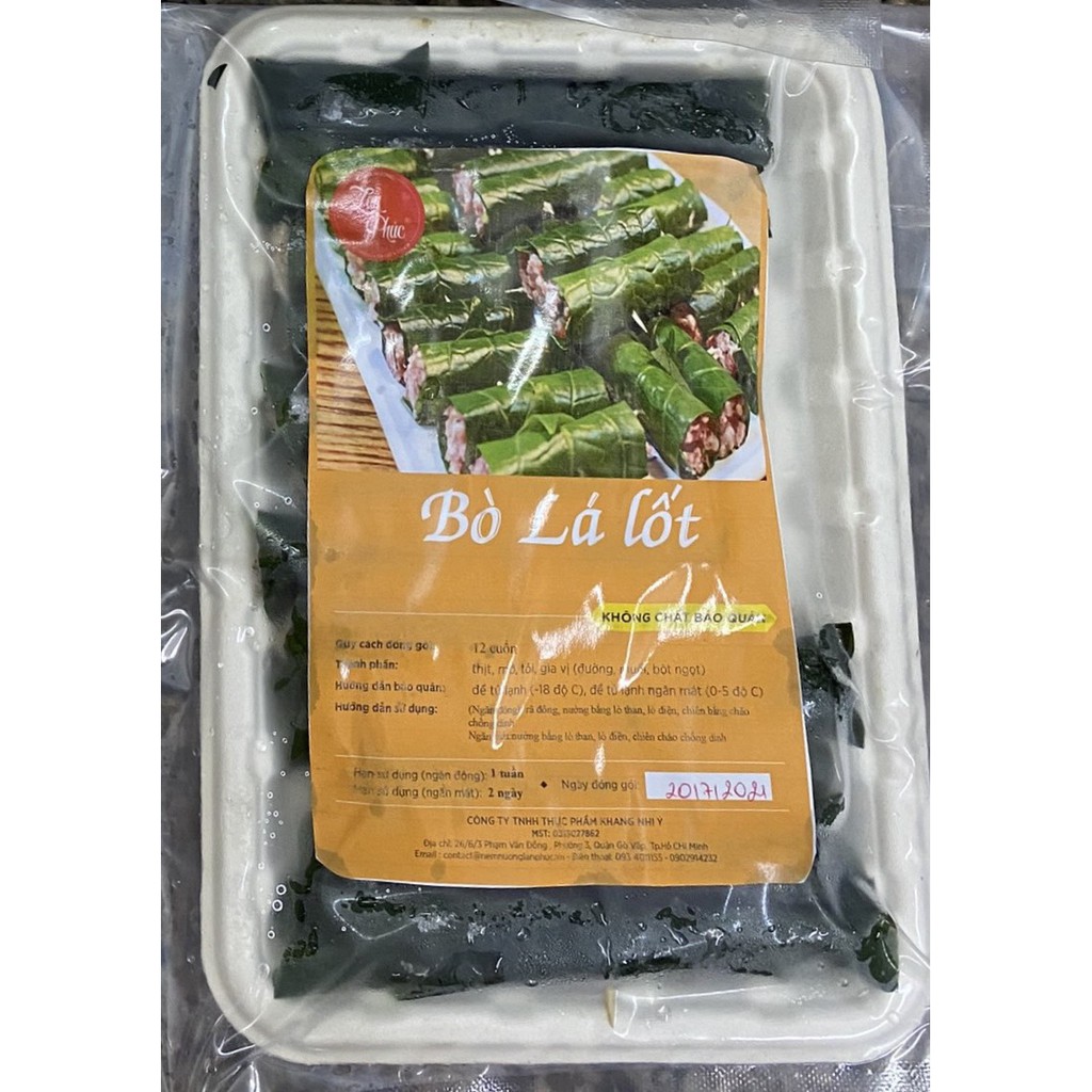 Bò cuốn lá lốt