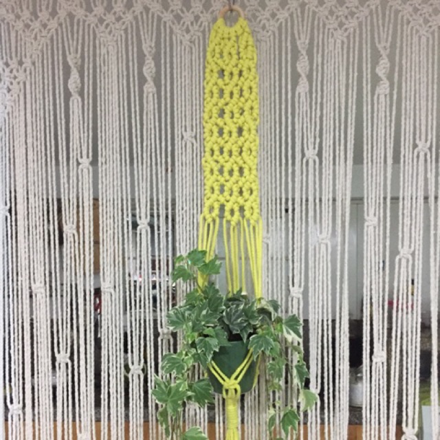 Dây treo chậu cây macrame