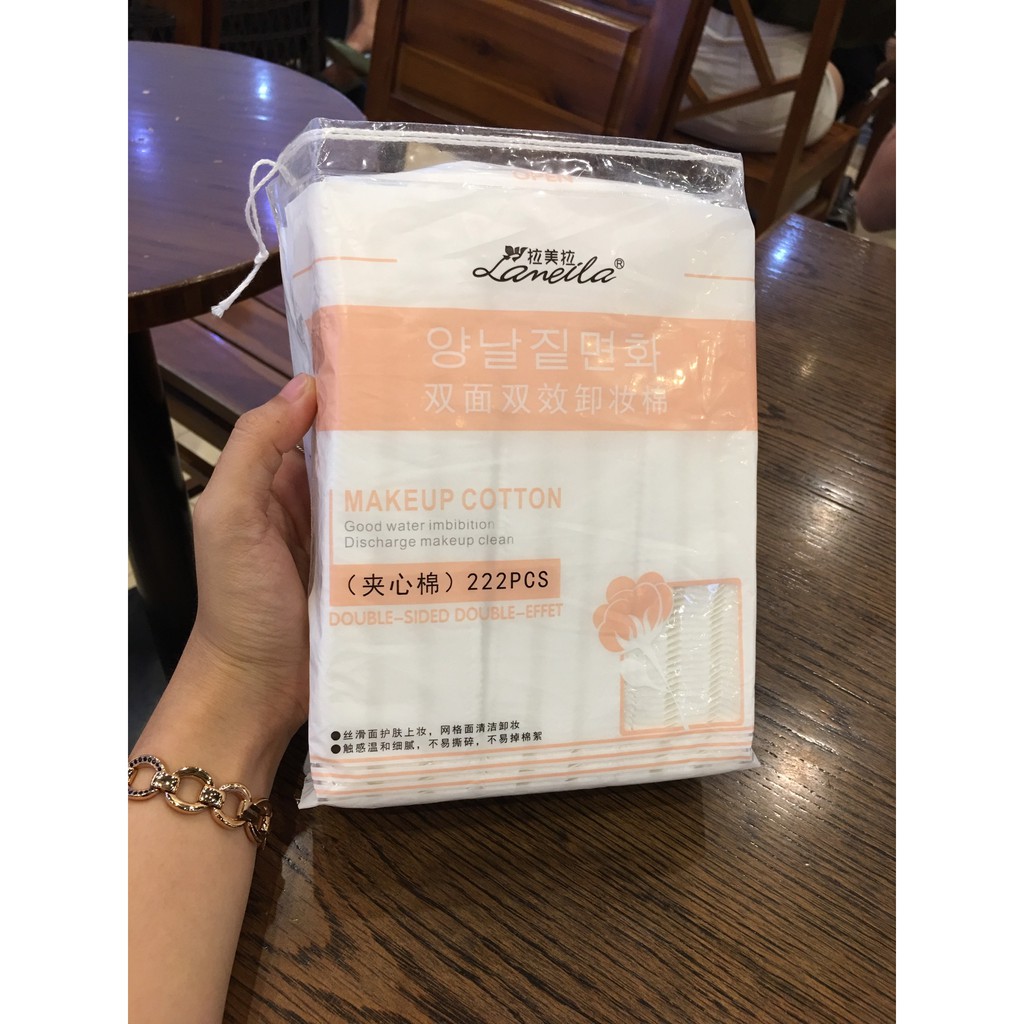 Bông Tẩy Trang Laneila túi 222 miếng | BigBuy360 - bigbuy360.vn