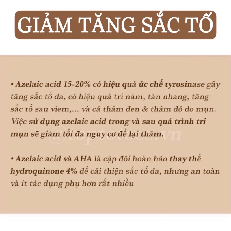 Kem Skinoren Azelaic Acid giảm mụn, thâm, nám bản nội địa Nga