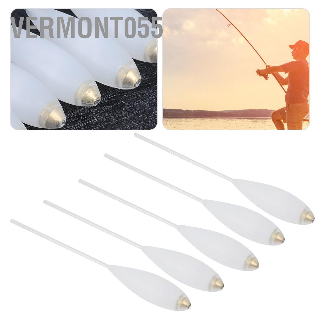 Vermont055 5Pcs Acrylic Large Floats Slow Sinking Fishing Accessories Eco&amp;#8209;friendly No Odor